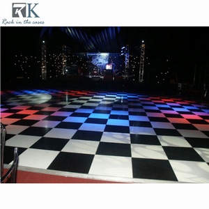 Panel de Pista de Baile de Madera para Eventos al Aire Libre, Bodas y Decoraciones, Blanco y Negro, 20x20 pies - Product Image 5