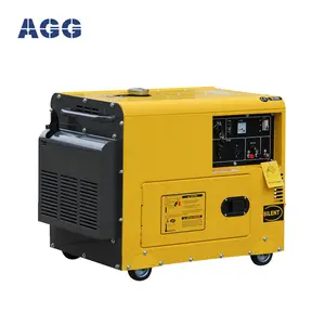 AGG الصامت مولدات الديزل 3kva 4kva 5kva 6kva صغيرة مواد كهربائي محمول مع قوة قوية