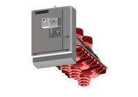 Interruptor ABB GSec SF6-Desconector para distribución MV 24kV, 800A, combinación de fusibles, protección de línea y transformador
