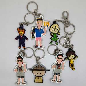 Llaveros Personalizados de Anime y Dibujos Animados, de Goma PVC, con Patrón Definido, Anillo para Llaves, Llavero de PVC Suave 2D y 3D - Product Image 2