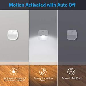 <strong>Motion</strong> <strong>Sensor</strong> <strong>Light</strong> Battery-Powered Cordless Stick-on LED Night <strong>Light</strong> IP20 120 Beam Angle Safe Stairs <strong>Light</strong> 3AAA Closet <strong>Light</strong> - Product Image 2
