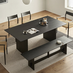 Mesa <span class=keywords><strong>de</strong></span> <span class=keywords><strong>comedor</strong></span> <span class=keywords><strong>de</strong></span> <span class=keywords><strong>madera</strong></span> maciza estilo Wabi Sabi, muebles rectangulares <span class=keywords><strong>de</strong></span> <span class=keywords><strong>diseño</strong></span> <span class=keywords><strong>para</strong></span> Hotel, apartamento, Villa, casa <span class=keywords><strong>de</strong></span> familia <span class=keywords><strong>para</strong></span> sala <span class=keywords><strong>de</strong></span> estar - Product Image 4