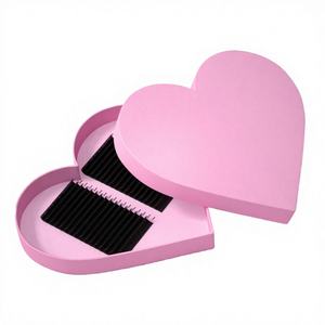 Cajas de Pestañas Hechas a Mano NQ Lashes con Logotipo Personalizado, Bandeja Clásica Coreana de Seda de Cachemira, Volumen Completo, Grosor de 0.03 mm, Bandejas de 0.15, Naturales - Product Image 3