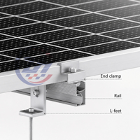 Supports de fixation pour panneaux solaires en L surélevés, étanches, pour tuiles en acier coloré, à installation simplifiée