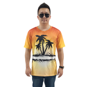 Gym sublimation printing on sweatshirts with custom logo men's T-shirt - Product Image 1