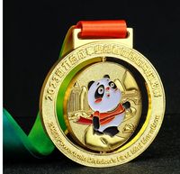 Medallas Personalizadas de Metal Dorado Resistente, Giratorias, Grabadas, Trofeos Deportivos de Baloncesto, Fútbol, Tenis de Mesa