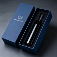 Boîte à vin personnalisée, emballage cadeau pour bouteille de vin