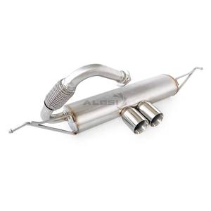 Sistema di Scarico CatBack in Acciaio Inox 304 per Mercedes Benz SMART W451 1.0T 2007-2014, Upgrade Prestazionale - Product Image 3
