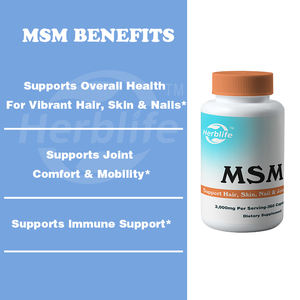 OEM Gran Venta - Personalizable - MSM, Apoya el Cabello, la Piel, las Uñas y las Articulaciones, Sin OMG, Sin Gluten, 3000 mg por Porción, 360 Cápsulas - Product Image 3