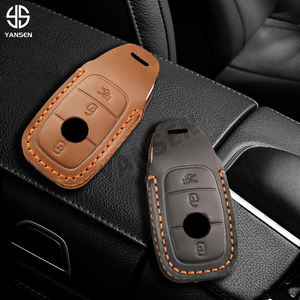 <span class=keywords><strong>Porte</strong></span>-clés Shell Fob pour <span class=keywords><strong>Mercedes</strong></span> Benz 2017 Classe E W213 E200 E260 E300 E320 2018 Classe S GLS GLA <span class=keywords><strong>Porte</strong></span>-clés en cuir véritable - Product Image 5