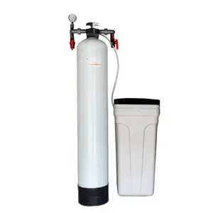 Ion exchange resin water softener stainless steel remove hardness filter treatment plant