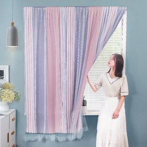 <span class=keywords><strong>Tende</strong></span> <span class=keywords><strong>Oscuranti</strong></span> Senza Foratura per Soggiorno, Drappeggio per Camera da Letto Femminile, <span class=keywords><strong>Tende</strong></span> in Tulle per Finestre, <span class=keywords><strong>Tende</strong></span> in Pizzo Trasparente, Arazzo Opaco - Product Image 6