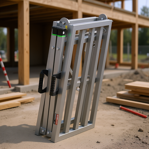 Plateforme d'échafaudage portable à hauteur réglable, capacité de charge de 800 lb, plateforme de travail pliable en alliage d'aluminium - Product Image 2