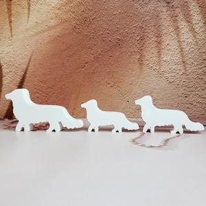 แม่พิมพ์ซิลิโคนสำหรับจัดเก็บเค้กรูปสุนัขตัวเล็กๆ S1348 3D เป็นมิตรกับสิ่งแวดล้อมทำด้วยมือ - Product Image 1