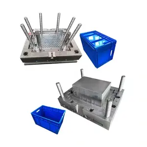 plastic injection moulding service ABS plastic product mould for crate supplier mold die maker