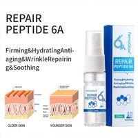 Spray réparateur apaisant pour peaux sensibles et abîmées par les stéroïdes, à base d'oligopeptide-1 fermenté, d'oligopeptide-3, d'ADN de saumon et de PDRN, 6A