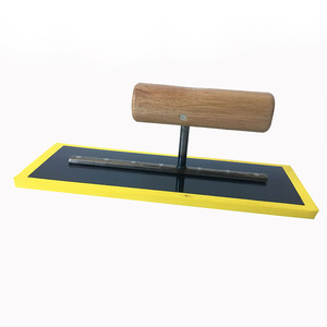 Truelle à plâtre en mousse EVA, lame plate en caoutchouc, manche en bois, poignée ergonomique, fabrication malaisienne, outils de bricolage - Product Image 2