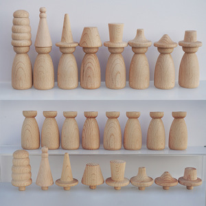 Set de Muñecos de Madera de Haya sin Acabado para Esculpir, de 3 a 6 Años, DIY, Formas de Madera, Arte, Manualidades, Juguete Educativo, Unisex - Product Image 2