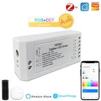Pilote de bande lumineuse intelligente Zigbee Tuya avec écran OLED Contrôle des applications Android Utilisation de l'hôtel Conception de barre de commande de synchronisation vocale alimentée par USB