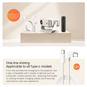 LONNST Projecteur intelligent Android 13 Banque d'alimentation rechargeable Mini projecteur LCD LED pris en charge par Google Play <span class=keywords><strong>Netflix</strong></span> - Product Image 4