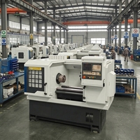 Tour à lit plat CNC CK6140 pour métaux, système GSK, mini-tour économique