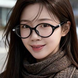 Monturas de gafas estilo ojo de gato para mujer, montura completa con diseño de perlas, ligeras, anti UV, gafas graduadas, estilo para rostros pequeños - Product Image 3