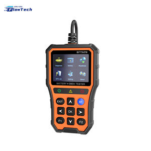 เครื่องมือสแกนวินิจฉัยรถยนต์ OBD2 พร้อมเครื่องทดสอบแรงดันแบตเตอรี่ 12-24V เครื่องอ่านโค้ดข้อผิดพลาดของเครื่องยนต์ รีเซ็ตไฟเตือน Check Engine - Product Image 1