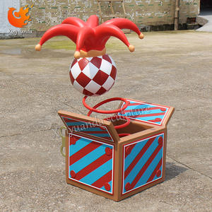 Escultura de FRP de dibujos animados modernos, adornos de fibra de vidrio duraderos para parque infantil y decoración de jardín para Navidad y Halloween - Product Image 3