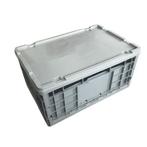 Euro Standard Heavy Duty Industrial Folding Collapsible Plastic Boxes with Lid