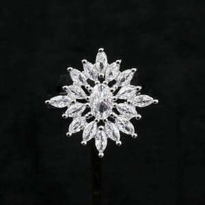 New Luxury Full CZ Shining Diamond Bridal Jewelry <b>Set</b> 4PCS Women Wedding Necklace Earrings <b>Bracelet</b> Ring Party Evening Dress - Product Image 2