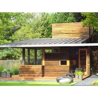 Kit de maison en bois préfabriquée de 40 pieds pour la construction de villas Kits de cabanes en rondins préfabriquées pour une vie à la campagne confortable