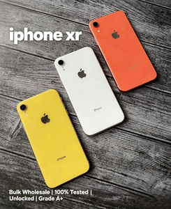 A+ Grade Used <strong>iPhone</strong> <strong>XR</strong> Global Unlocked <strong>64GB</strong> 128GB Full Colors Wholesale Bulk Smart Cellphones - Product Image 1
