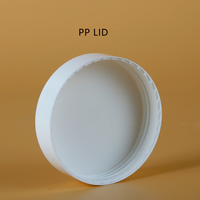 Pot de gommage corporel en plastique blanc mat de 100ml pour soins de la peau poudre libre rouge à lèvres Mascara nettoyant pour le visage usage industriel