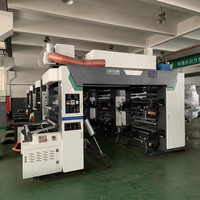 Machine d'impression flexographique haute vitesse pour films plastiques OPP, PE, LDPE, HDPE, imprimante d'emballage rouleau à rouleau pour sacs de courses