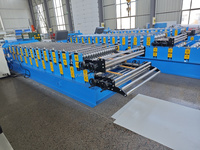 Machine de formage à rouleaux à double couche haute vitesse pour panneaux de toiture/mur en acier coloré avec moteur à roulement à engrenages