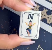 Jeu de Mahjong Série Lotus Sacré – Luxe Moderne, Tuiles en Acrylique Durables pour le Divertissement à Domicile