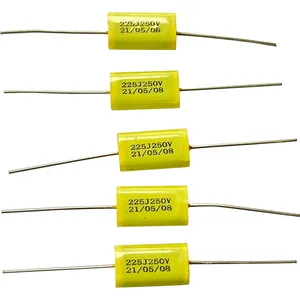 Best Price of 10uf Audio Axial High Quality Film Capacitor 10uf 250v Cl20 106j 100v