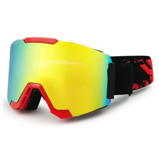 Gafas de nieve antiniebla Unisex, GY-67-1 brillantes, lente magnética para hombres, mujeres, jóvenes, niños, gran oferta