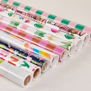 New Design Christmas Custom Printed Logo Foldable <strong>Wrap</strong> <strong>Paper</strong> <strong>Roll</strong> Gift Wrapping <strong>Paper</strong> for Christmas Gift Packaging - Product Image 5