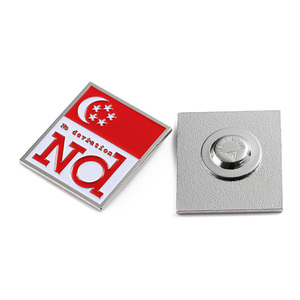 Alfileres de solapa magnéticos personalizados promocionales Pin trasero turco publicidad Metal hierro insignia imán suave esmalte duro pines - Product Image 3