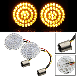Panneau d'ampoules de clignotants LED pour moto Harley, lampe indicatrice universelle modifiée, pièces de rechange - Product Image 2