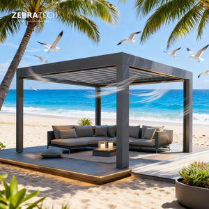 Pergola extérieure imperméable en alliage d'aluminium pour chalet, patio, <span class=keywords><strong>jardin</strong></span>, <span class=keywords><strong>abri</strong></span> de voiture - Product Image 2