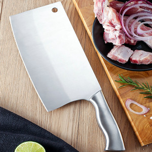 Household stainless steel cleaver, quick-hand bone chopping and slicing knife, Yangjiang kitchen knife, vegetable <b>cutter</b>, - Product Image 4