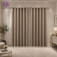 Rideaux occultants modernes en faux lin 100% polyester, isolants, multicolores, sur mesure pour salon, chambre, hôtel