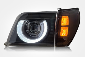 ไฟหน้า LED เต็มรูปแบบ พร้อมไฟมุมและไฟหลัก สำหรับรถยนต์แลนด์ครุยเซอร์ ปราโด FJ90 LC90 ปี 1996-2003 ไฟหน้าทดแทน - Product Image 5