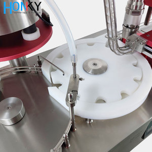 Machine de remplissage automatique de flacons de diluant biologique de bureau pour liquides et crèmes cosmétiques, électrique, avec pompe en céramique et composants PLC - Product Image 3