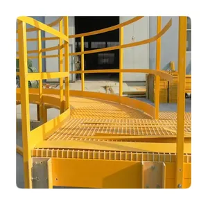 Deck bridge porch stair railing / handrails frp composite material fiberglass deck railing TOPFRP high strength