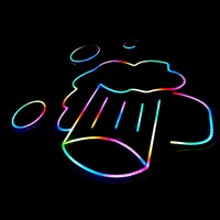 Lettres lumineuses LED 3D en néon pour l'extérieur, pour les entreprises, les écoles, les centres commerciaux, la décoration et la publicité, étanches IP65, bandes LED (personnalisables)