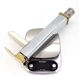 YF Luxuriöser Moderner Gold-Chrom-Messing-Waschtischarmatur, hoher Einhebelmischer für Aufsatzwaschbecken, Warm- und Kaltwasser, Deckmontage 2026 - Product Image 5