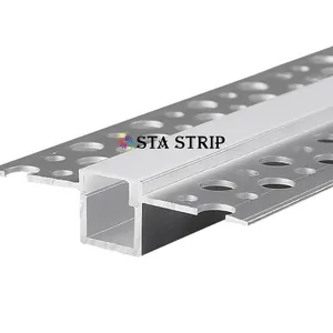 Nhà cung cấp Trung Quốc trimless recessed LED đùn thạch cao vách thạch cao thạch cao nhôm hồ sơ Danh mục LED Strip ánh sáng kênh giá